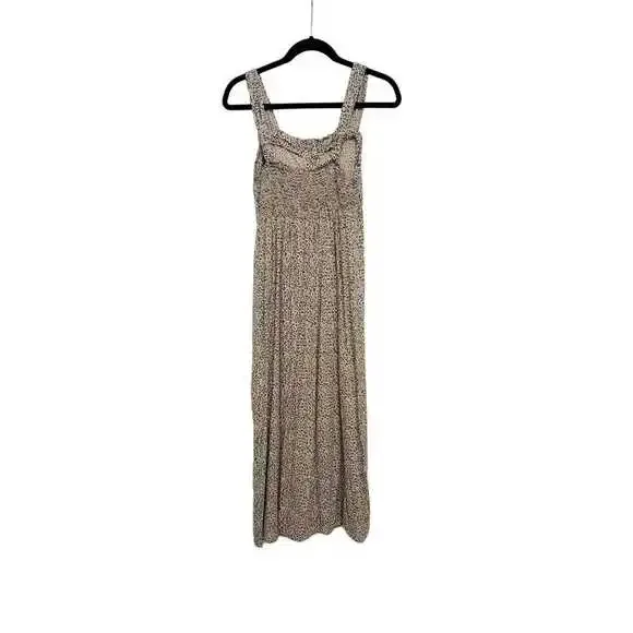 Y2K Strappy Button Animal Print Midi Dress - Picture 2 of 10